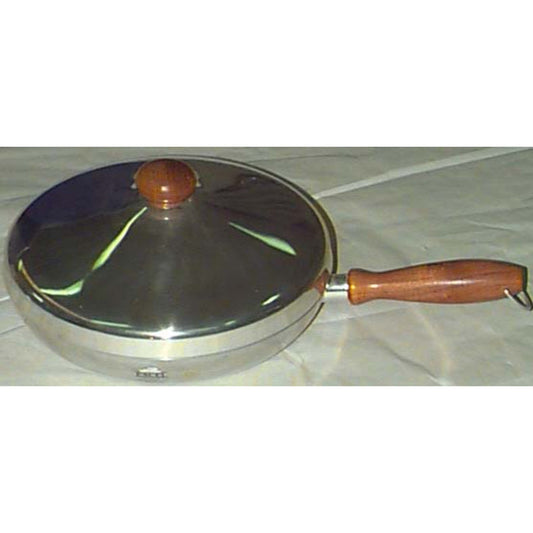 250mm Silverstone Frypan with Lid